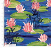 Make + Believe Fabrics – 110 cm breit – 100 % British Waterways Sarah Payne – Bio-Baumwolle – Drucke – Premium-Baumwolle